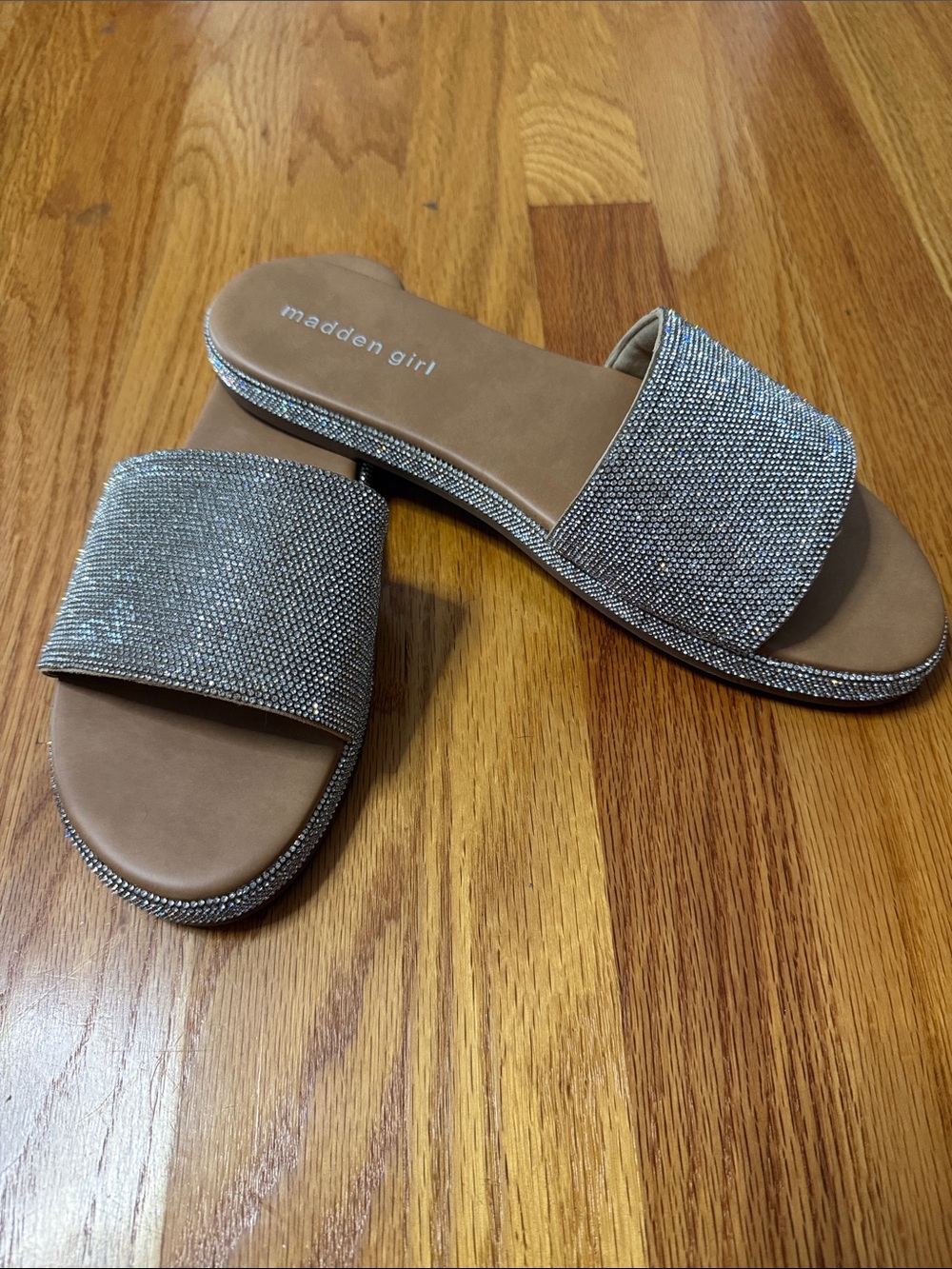 Madden girl Lizaa Rhinestone Sandals